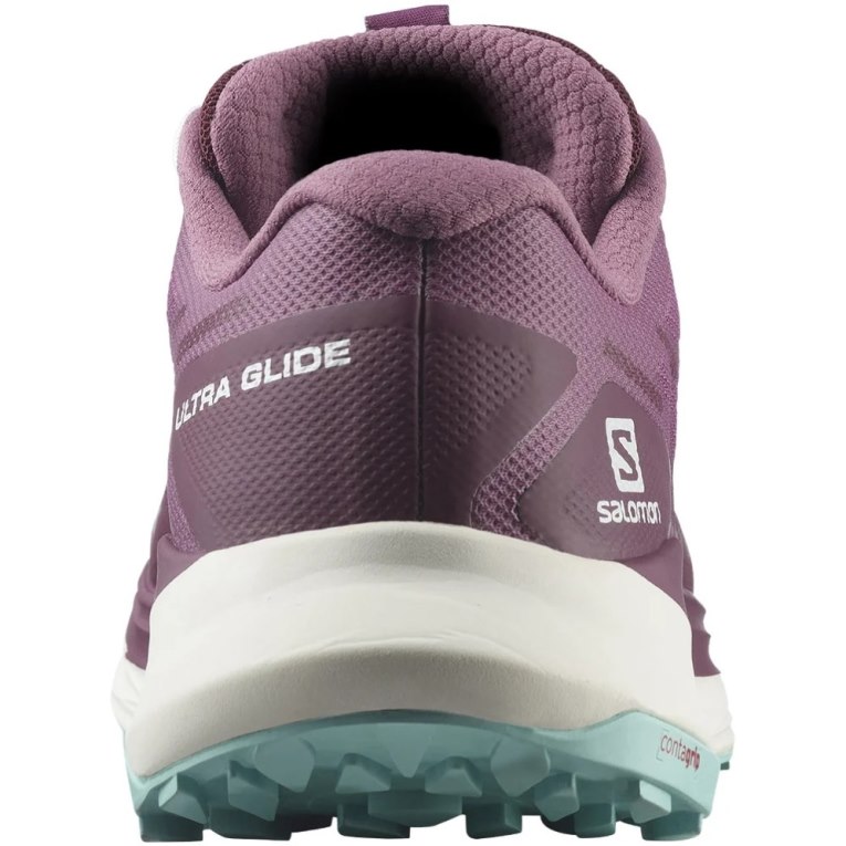 Burgundy Salomon Ultra Glide Women's Trail Running Shoes | IE WE4706